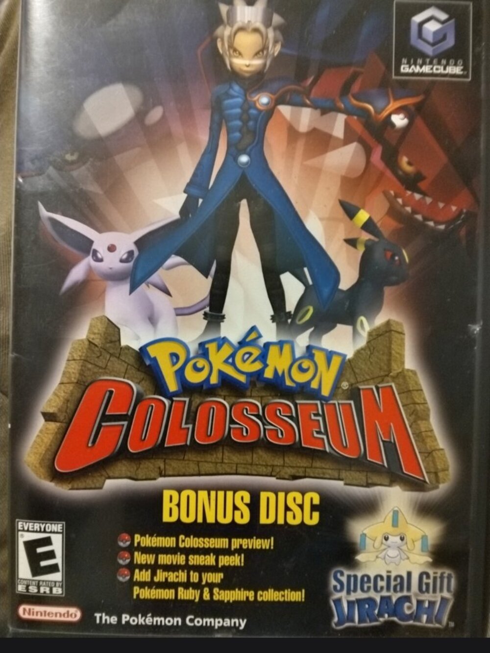 Pokemon Colosseum Bonus Disc Nintendo GameCube Game Authentic Tested